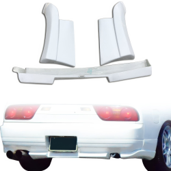 ModeloDrive FRP Type-X Rear Lip Valances 3pc > Nissan 240SX 1989-1994 > 3dr Hatch image - 10