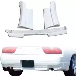 FRP Type-X Rear Lip Valances 3pc > Nissan 240SX 1989-1994 > 3dr Hatch image - 10