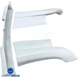 FRP Type-X Rear Lip Valances 3pc > Nissan 240SX 1989-1994 > 3dr Hatch image - 3