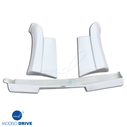 ModeloDrive FRP Type-X Rear Lip Valances 3pc > Nissan 240SX 1989-1994 > 3dr Hatch image - 4