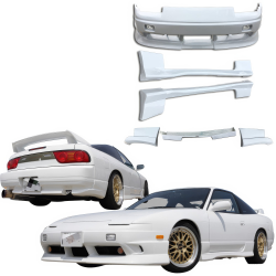 ModeloDrive FRP Type-X Integrated Body Kit 6pc > Nissan 240SX 1989-1994 > 3dr Hatch image - 7