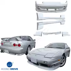 FRP Type-X Integrated Body Kit 6pc > Nissan 240SX 1989-1994 > 3dr Hatch image - 8