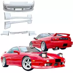 FRP Type-X Integrated Body Kit 6pc > Nissan 240SX 1989-1994 > 3dr Hatch image - 1