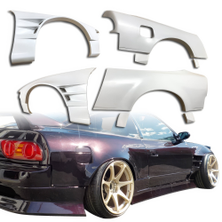 ModeloDrive FRP ORI t4 75mm Wide Body Fenders Set 8pc > Nissan 240SX 1989-1994 > 3dr Hatch image - 4