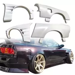 FRP ORI t4 75mm Wide Body Fenders Set 8pc > Nissan 240SX 1989-1994 > 3dr Hatch image - 4