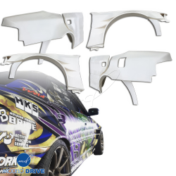 ModeloDrive FRP ORI t4 75mm Fenders Set 10pc > Toyota Chaser (JZX100) 1997-2001 image - 4