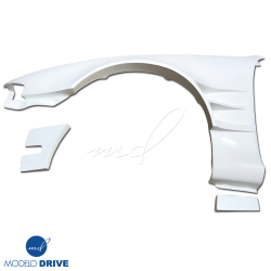 ModeloDrive FRP ORI t4 75mm Wide Body Fenders (front) 6pc > Nissan 240SX (S14) 1995-1996 image - 10