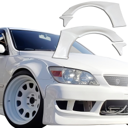 ModeloDrive FRP MSV Wide Body 40mm Fender Flares (front) 4pc > Lexus IS300 2000-2005> 4dr image - 14
