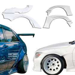 ModeloDrive FRP MSV Wide Body 40/65 Fender Flare Set 10pc > Lexus IS300 2000-2005> 4dr image - 4