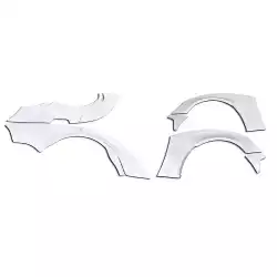 FRP MSV Wide Body 40/65 Fender Flare Set 10pc > Lexus IS300 2000-2005> 4dr image - 1