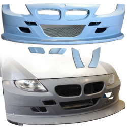 ModeloDrive FRP GTR Wide Body Front Bumper > BMW Z4 (E86) 2003-2008 > 3dr Coupe image - 1