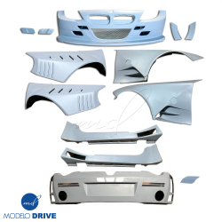 ModeloDrive FRP GTR Wide Body Kit 8pc > BMW Z4 (E86) 2003-2008 > 3dr Coupe image - 2