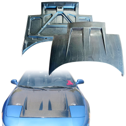 ModeloDrive Carbon Fiber BORD Hood (front) > Toyota MR2 (SW20) 1991-1995 image - 26