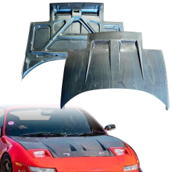 ModeloDrive Carbon Fiber BORD Hood (front) > Toyota MR2 (SW20) 1991-1995 image - 1