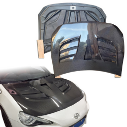 ModeloDrive Carbon Fiber VAR GT Hood > Subaru BRZ (ZN6) 2013-2020 image - 1