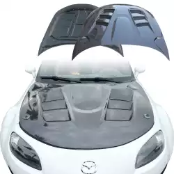 Carbon Fiber RAME A9 Hood > Mazda Miata (NC) 2006-2015 image - 19