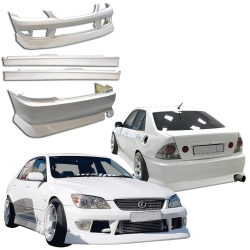 ModeloDrive FRP BSPO Body Kit 4pc > Lexus IS300 2000-2005> 4dr image - 3