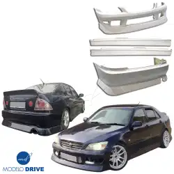 FRP BSPO Body Kit 4pc > Lexus IS300 2000-2005> 4dr image - 4