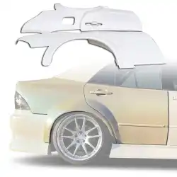 FRP BSPO Wide Body 60mm Fenders (rear) 4pc > Lexus IS300 2000-2005> 4dr image - 26
