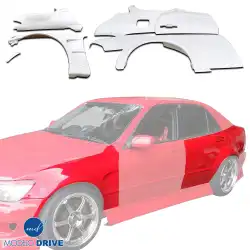 FRP BSPO Wide Body Fenders (set) 8pc > Lexus IS300 2000-2005> 4dr image - 9
