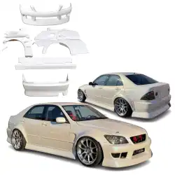 FRP BSPO Wide Body Kit 12pc > Lexus IS300 2000-2005> 4dr image - 9