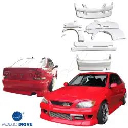 FRP BSPO Wide Body Kit 12pc > Lexus IS300 2000-2005> 4dr image - 11