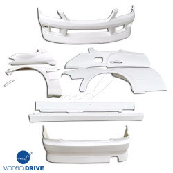 ModeloDrive FRP BSPO Wide Body Kit 12pc > Lexus IS300 2000-2005> 4dr image - 6