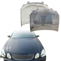 ModeloDrive Carbon Fiber KBRE Hood > Lexus GS300 1998-2005 image - 1