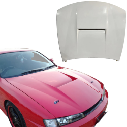 ModeloDrive FRP MSPO Hood > Nissan 240SX (S14) 1997-1998 image - 1