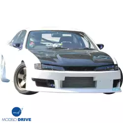 Carbon Fiber MSPO Hood > Nissan 240SX (S14) 1997-1998 image - 12