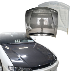 ModeloDrive Carbon Fiber ORI v2 Hood > Nissan 240SX (S14) 1997-1998 image - 11