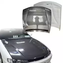 Carbon Fiber ORI v2 Hood > Nissan 240SX (S14) 1997-1998 image - 11