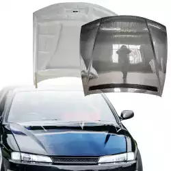 Carbon Fiber ORI v2 Hood > Nissan 240SX (S14) 1997-1998 image - 1