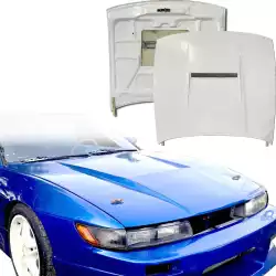 FRP MSPO Hood > Nissan Silvia (S13) 1989-1994 image - 1