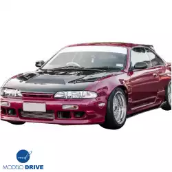 Carbon Fiber DMA D1 Hood > Nissan 240SX (S14) 1995-1996 image - 4