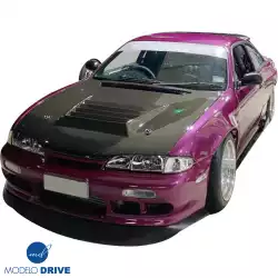 Carbon Fiber DMA D1 Hood > Nissan 240SX (S14) 1995-1996 image - 6