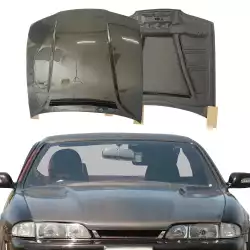 Carbon Fiber ORI v2 Hood > Nissan 240SX (S14) 1995-1996 image - 18