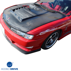 ModeloDrive Carbon Fiber DMA D1 Hood > Nissan 240SX (S14) 1997-1998 image - 20
