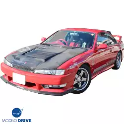 Carbon Fiber DMA D1 Hood > Nissan 240SX (S14) 1997-1998 image - 27