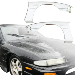 ModeloDrive FRP BSPO Wide Body 30mm Fenders (front) > Nissan 240SX (S14) 1995-1996 image - 1