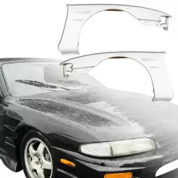 FRP BSPO Wide Body 30mm Fenders (front) > Nissan 240SX (S14) 1995-1996 image - 1
