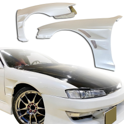 ModeloDrive FRP BSPO Wide Body 30mm Fenders (front) > Nissan 240SX (S14) 1997-1998 image - 27
