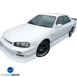 FRP URA Wide Body Fenders (rear) 4pc > Nissan Skyline (R34) GTT 1999-2004 > 4dr Sedan image - 22