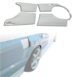 ModeloDrive FRP URA Wide Body Fenders (rear) 4pc > Nissan Skyline (R34) GTT 1999-2004 > 4dr Sedan image - 1