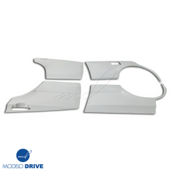 ModeloDrive FRP URA Wide Body Fenders (rear) 4pc > Nissan Skyline (R34) GTT 1999-2004 > 4dr Sedan image - 2