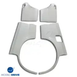 FRP URA Wide Body Fenders (rear) 4pc > Nissan Skyline (R34) GTT 1999-2004 > 4dr Sedan image - 3