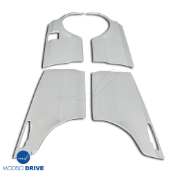 ModeloDrive FRP URA Wide Body Fenders (rear) 4pc > Nissan Skyline (R34) GTT 1999-2004 > 4dr Sedan image - 4