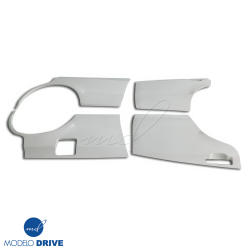 ModeloDrive FRP URA Wide Body Fenders (rear) 4pc > Nissan Skyline (R34) GTT 1999-2004 > 4dr Sedan image - 6