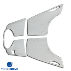 ModeloDrive FRP URA Wide Body Fenders (rear) 4pc > Nissan Skyline (R34) GTT 1999-2004 > 4dr Sedan image - 7