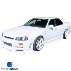 FRP URA Wide Body Fenders (rear) 4pc > Nissan Skyline (R34) GTT 1999-2004 > 4dr Sedan image - 13